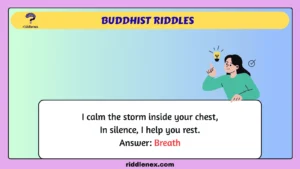Buddhist Riddles