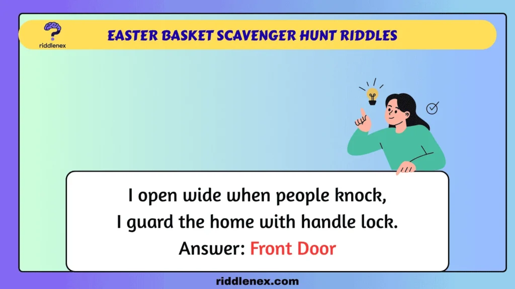 Easter Basket Scavenger Hunt Riddles