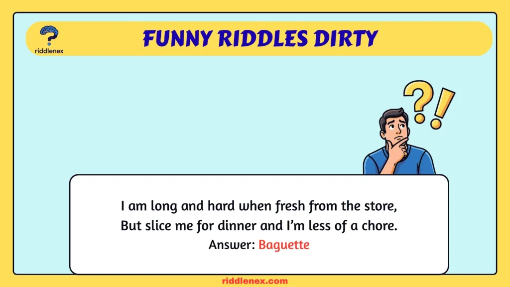 Funny Riddles Dirty