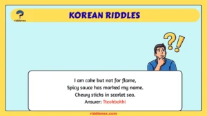 Korean Riddles