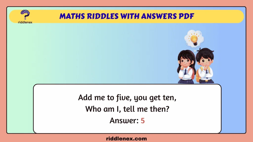 Maths Riddles with Answers PDF
