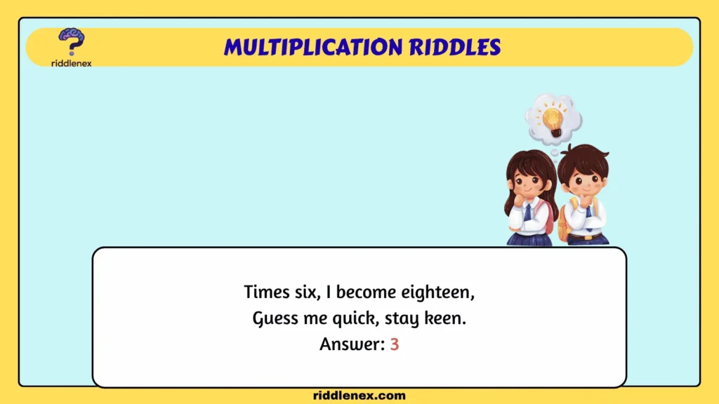 Multiplication Riddles