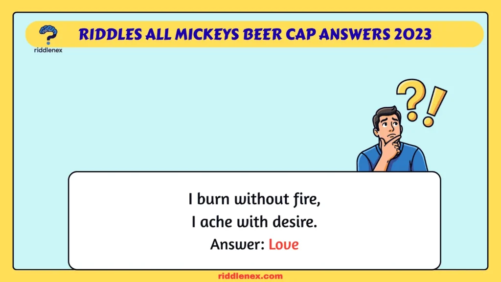 Riddles All Mickeys Beer Cap Answers 2023