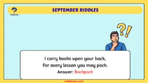September Riddles