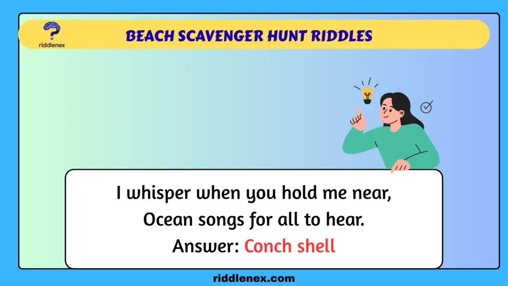 Beach Scavenger Hunt Riddles