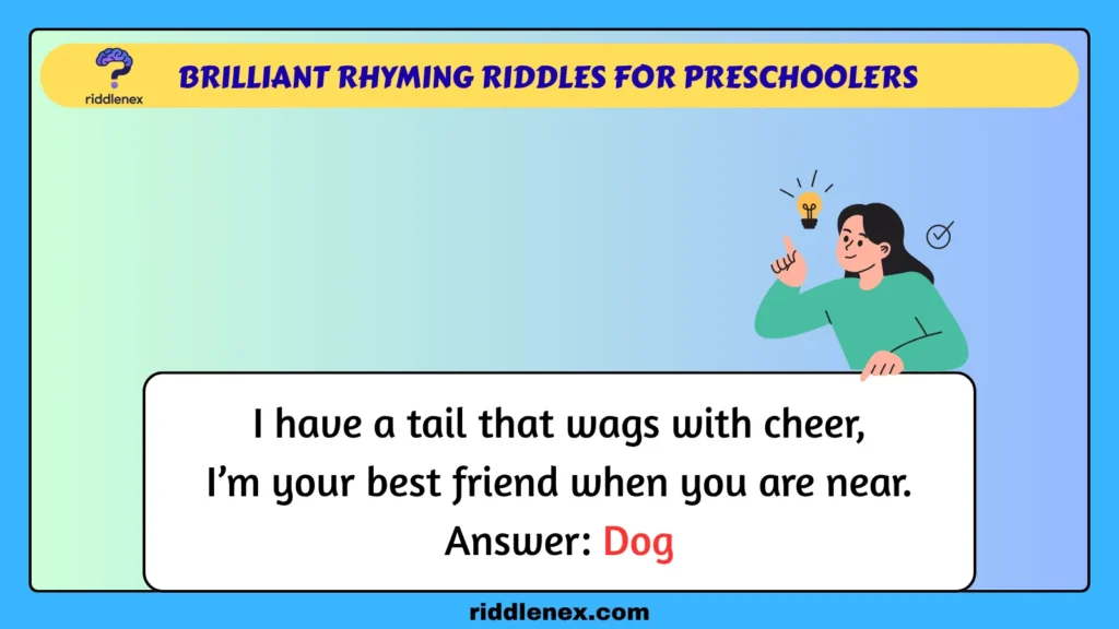 Brilliant rhyming riddles for preschoolers