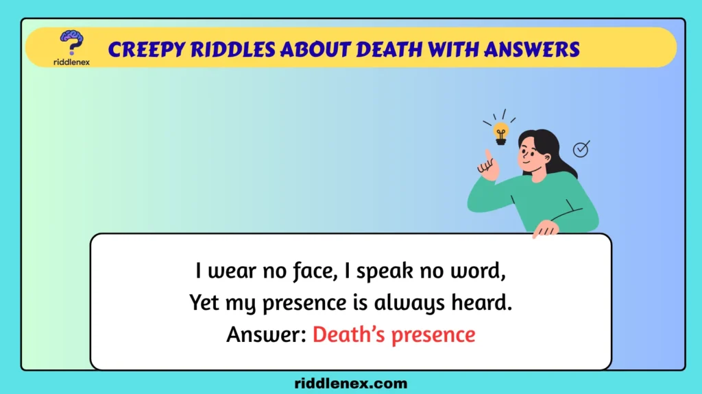 Creepy Riddles About Death With Answers