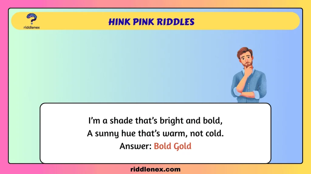 Hink Pink Riddles