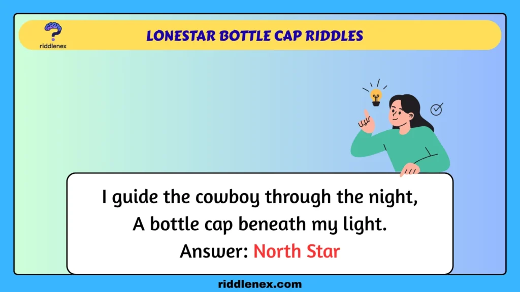 Lonestar Bottle Cap Riddles