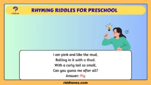 Rhyming Riddles for Preschool