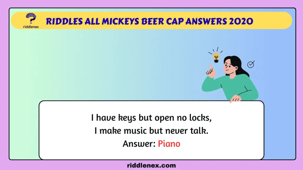 Riddles All Mickeys Beer Cap Answers 2020