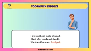 Toothpick Riddles
